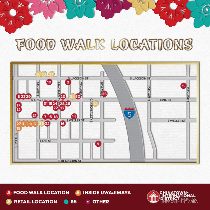 food walk map