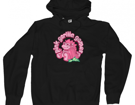 Pink Gorilla Logo Hoodie