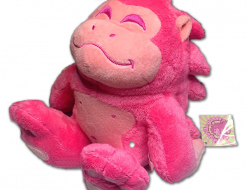 Pink Gorilla Mascot Plush